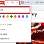 tab groups, google chrome