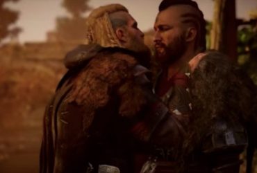 scena de sex homosexual, assassin's creed valhalla, assassin's creed