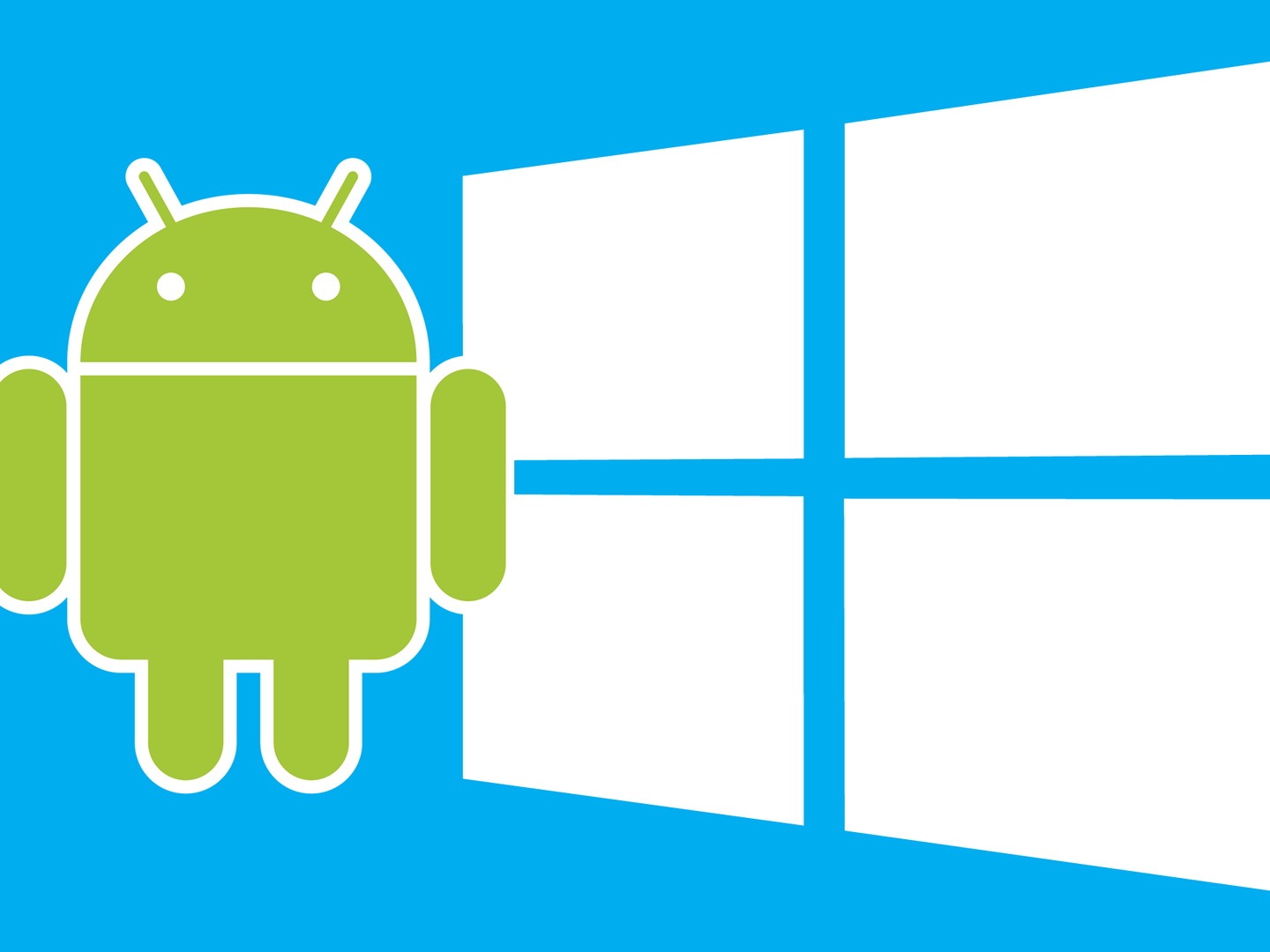 windows 10, android