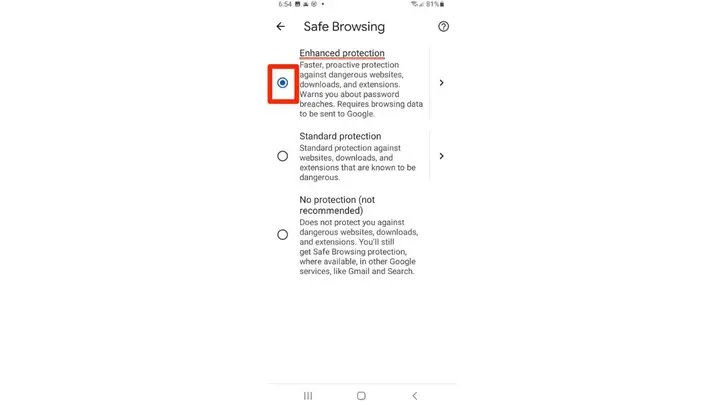 android, safe browsing, iphone