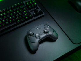 A gaming controller and a keyboard AI-generated content may be incorrect.