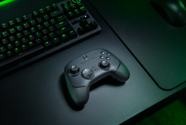 A gaming controller and a keyboard AI-generated content may be incorrect.