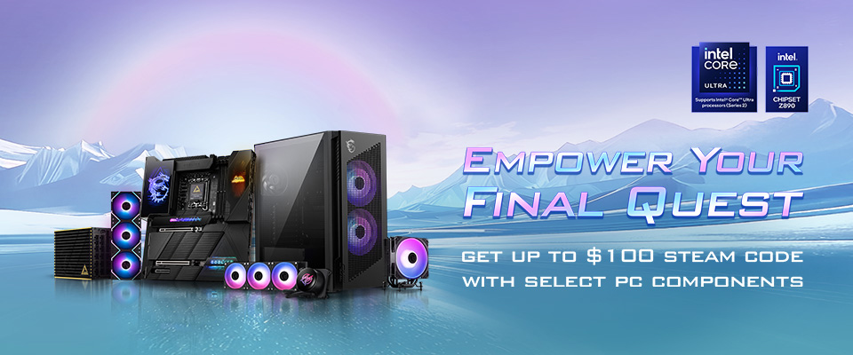 MSI Components Empower Your Final Quest with Free Steam Code