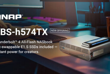 QNAP Launches All-Flash NASbook TBS-h574TX with Pre-installed Enterprise E1.S SSDs for Combined Performance and Reliability